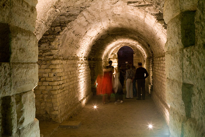 Visite des thermes